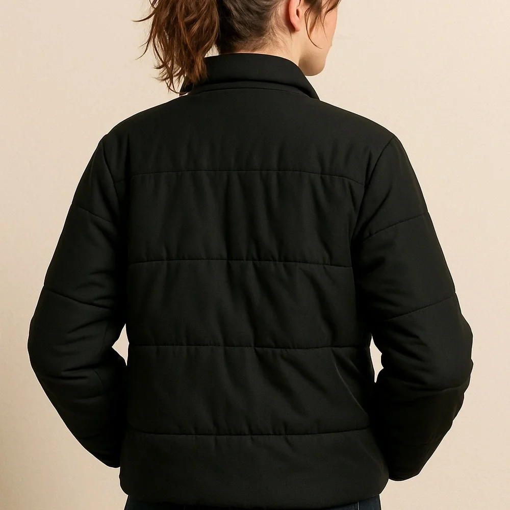 Unif Urban Outfitters Black Jacket Coat M - Picture 2 of 6